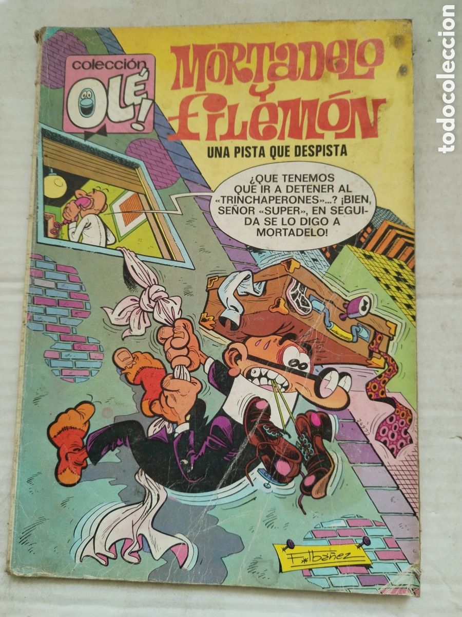 Libros de segunda mano: OLE MORTADELO Y FILEMON UNA PISTA QUE DESPISTA