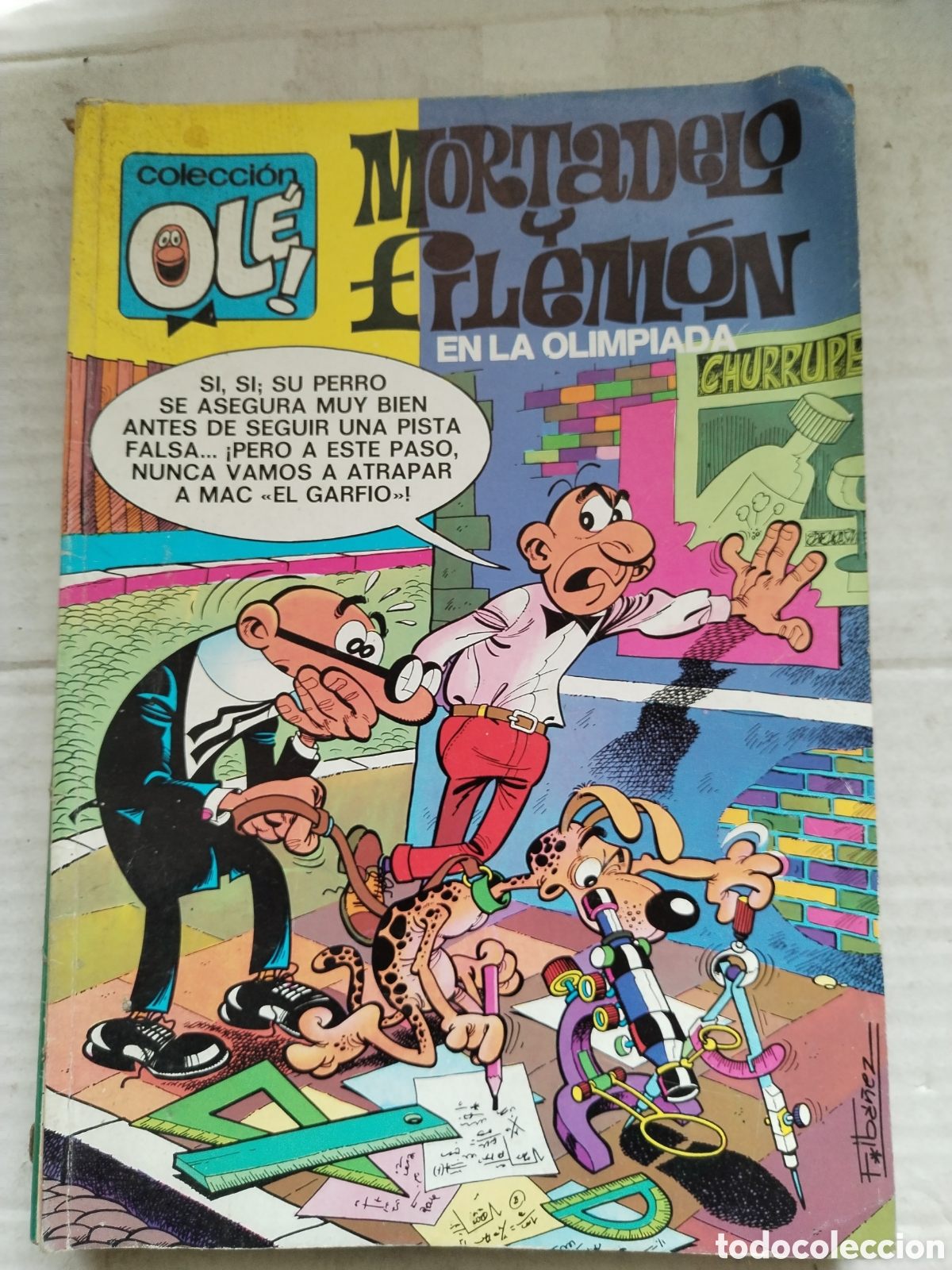 Libros de segunda mano: OLE MORTADELO Y FILEMON/EN LA OLIMPIADA