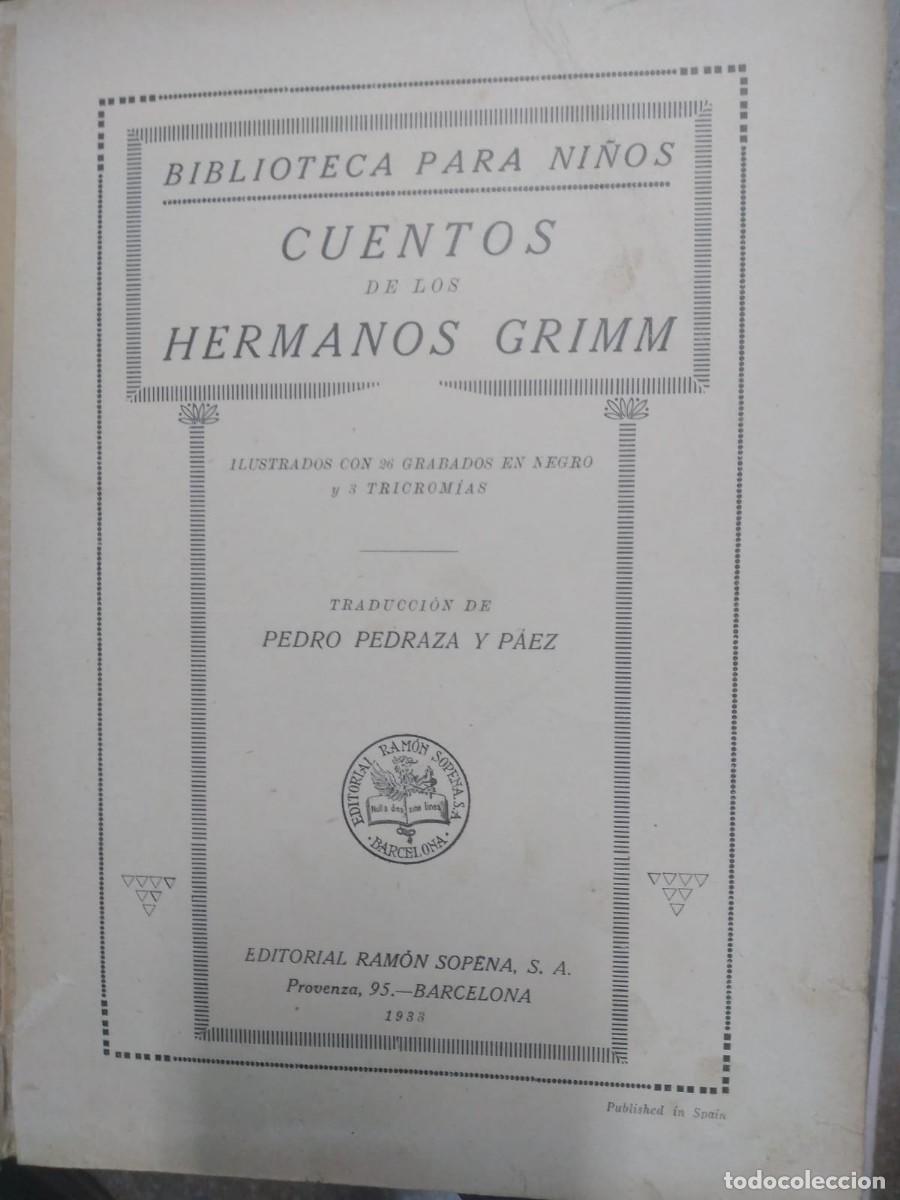 Libros de segunda mano: CUENTOS DE GRIM - Foto 1