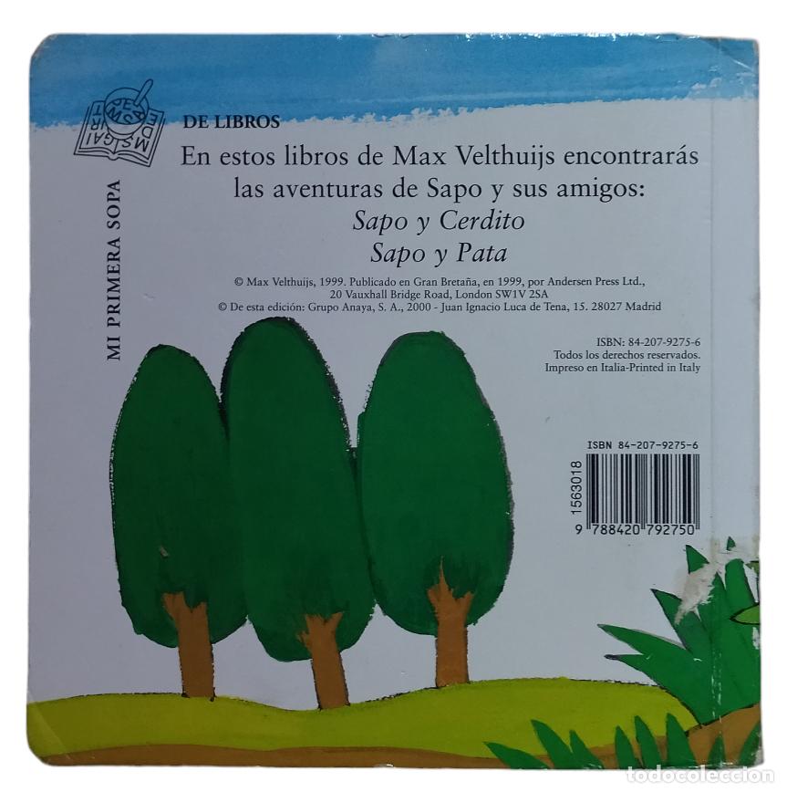 Libros de segunda mano: SAPO Y CERDITO / MAX VELTHUIJS. 1&ordf; EDICI&Oacute;N 2000. - Foto 2