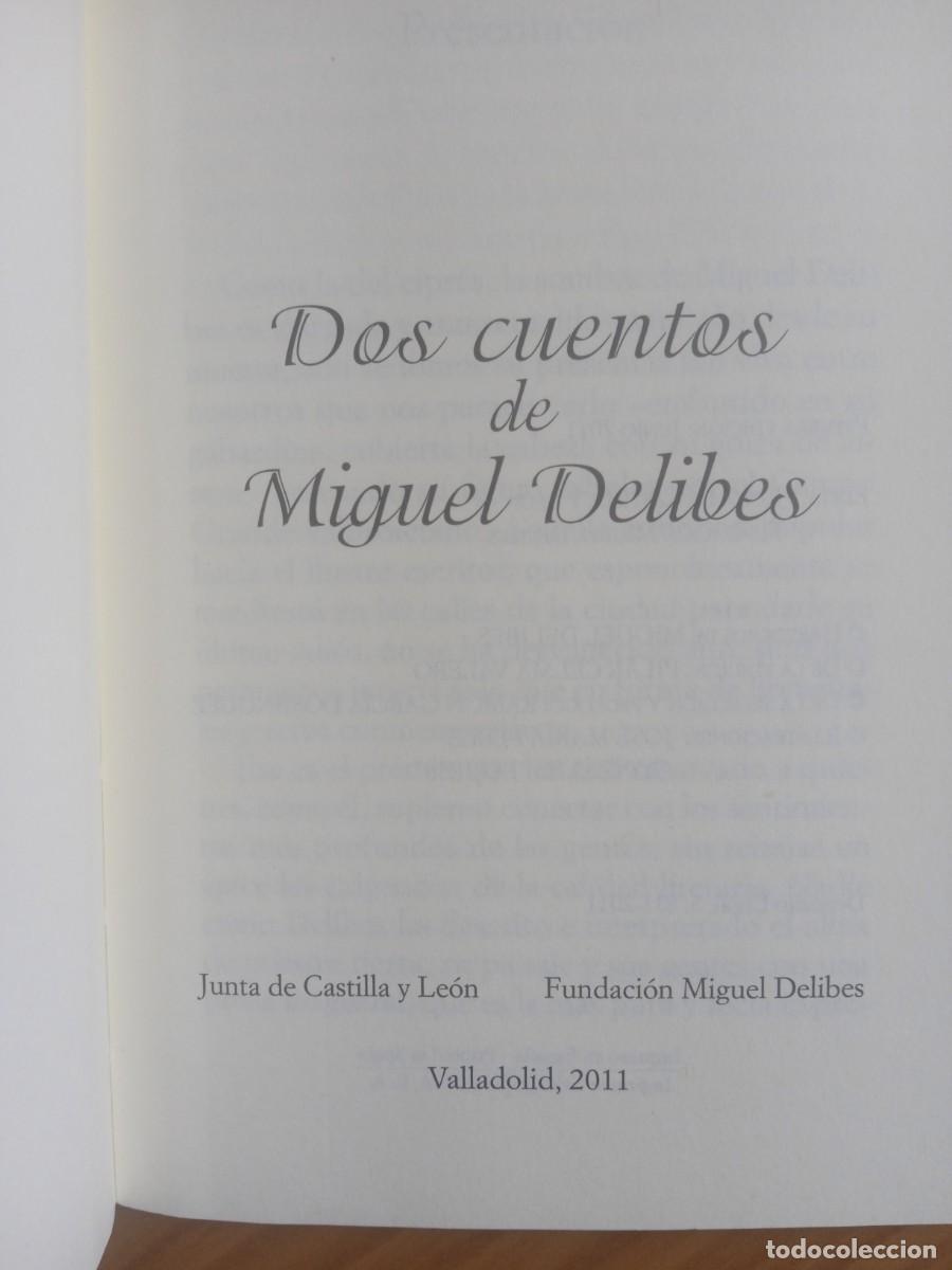 Libros de segunda mano: Dos cuentos de Miguel Delibes. (1) - Foto 4