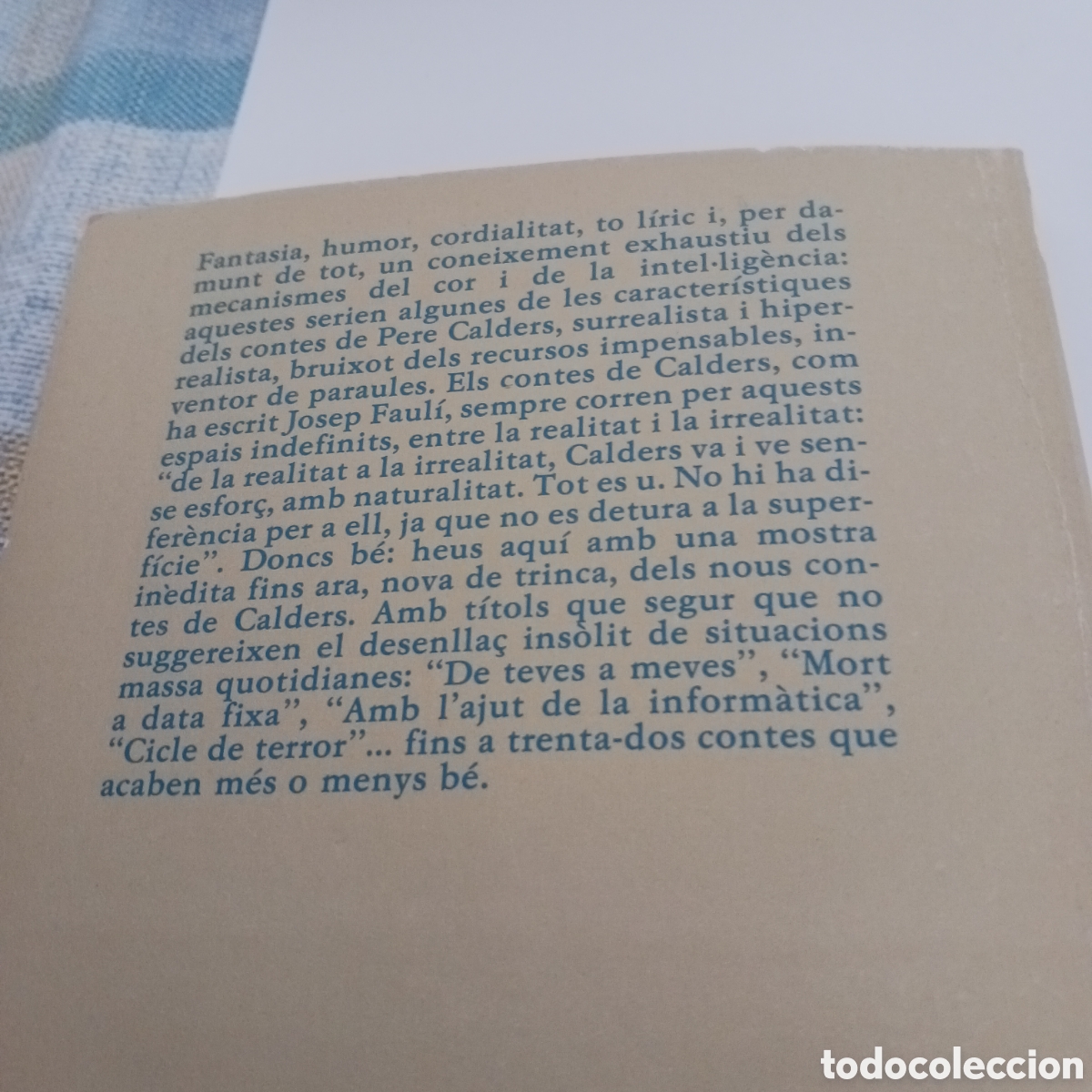 Libros de segunda mano: De Teves a meves de Pere Calders - Foto 6
