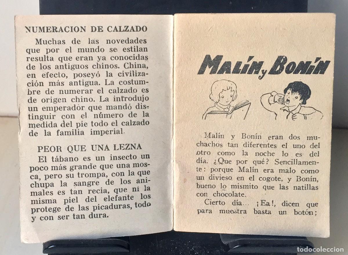Libros de segunda mano: Mini cuento Miniatura 57 - Mal&iacute;n y Bon&iacute;n - Foto 3
