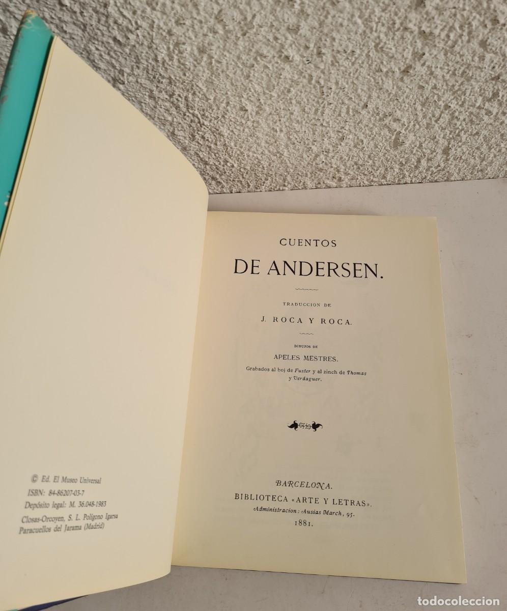 Libros de segunda mano: Cuentos de Andersen - Ilustraciones Apel&middot;les Mestres - Edici&oacute;n Facs&iacute;mil - Foto 7