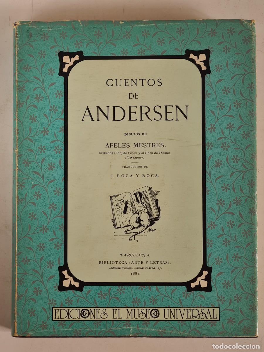 Libros de segunda mano: Cuentos de Andersen - Ilustraciones Apel&middot;les Mestres - Edici&oacute;n Facs&iacute;mil - Foto 1