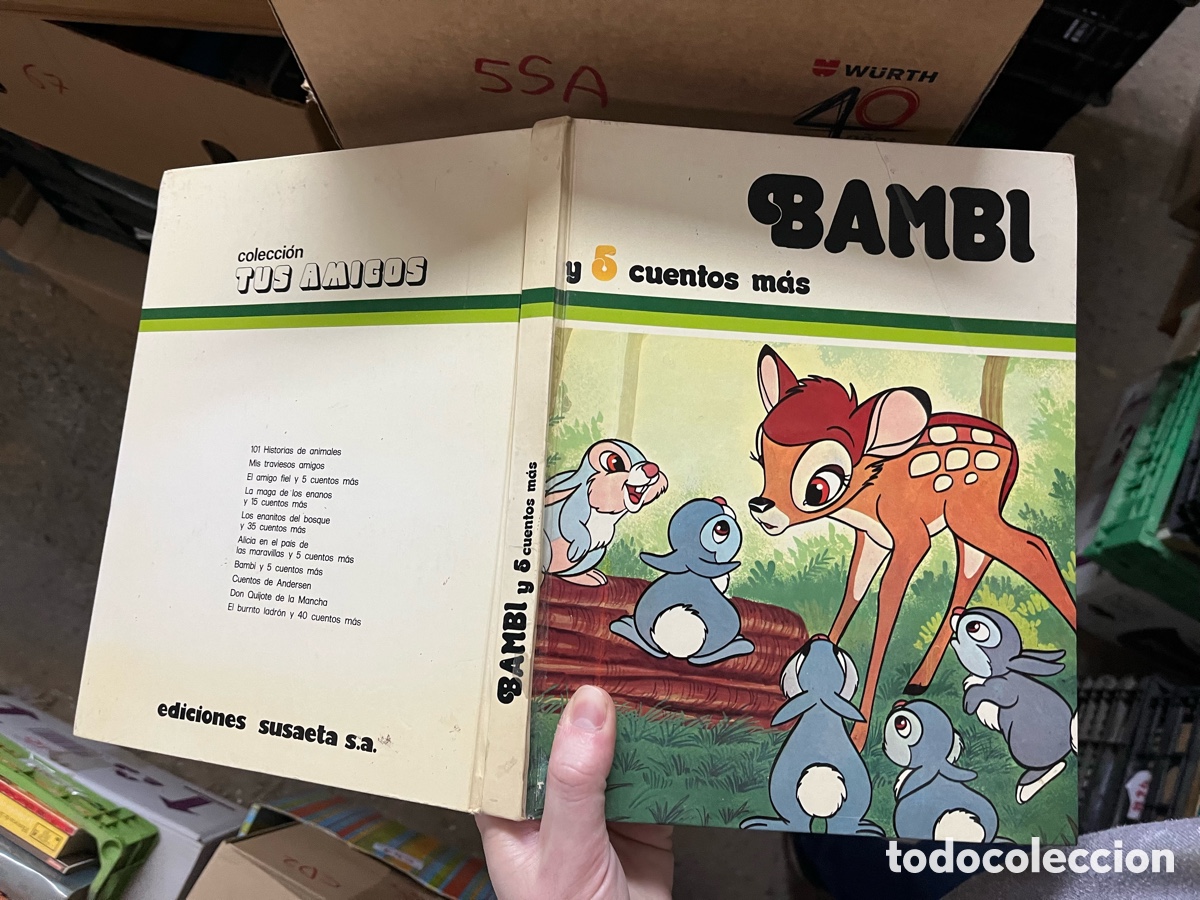 Libros de segunda mano: 55A Bambi y 5 cuentos m&aacute;s - disney - Foto 1