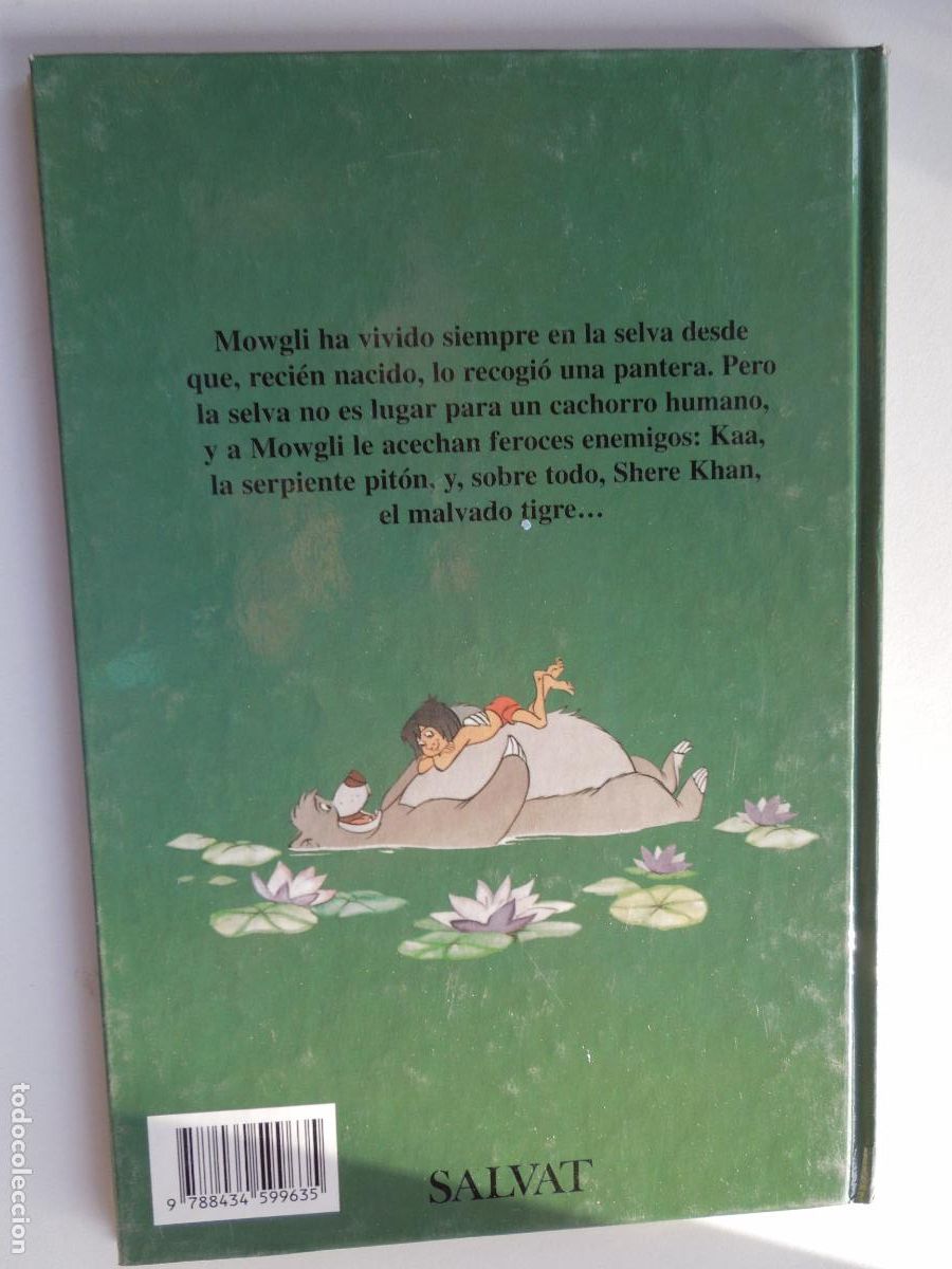 Libros de segunda mano: EL LIBRO DE LA SELVA - DISNEY - EDITORIAL SALVAT 1999. - Foto 2