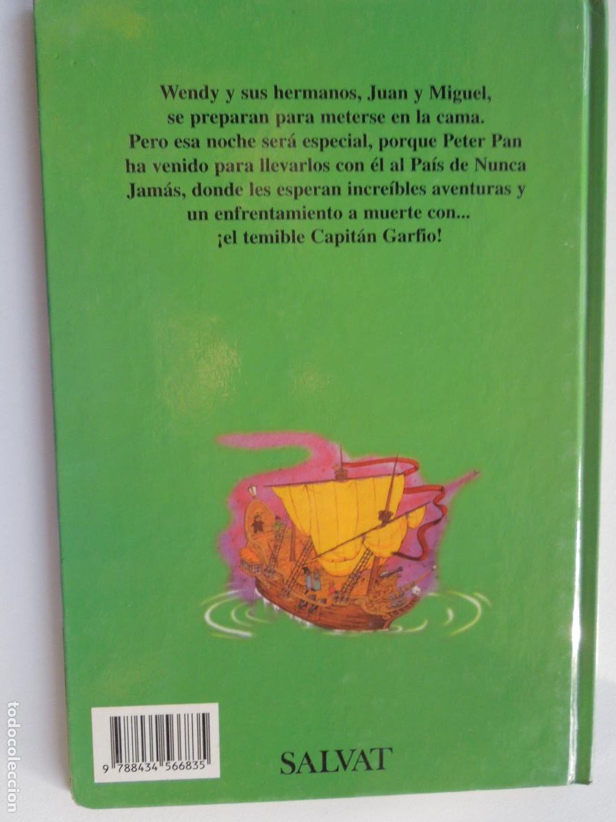Libros de segunda mano: PETER PAN - DISNEY - EDITORIAL SALVAT 1999. - Foto 2