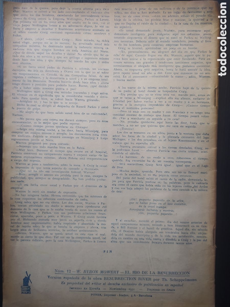 Libros de segunda mano: El r&iacute;o de la resurrecci&oacute;n( biblioteca oro) - Foto 3