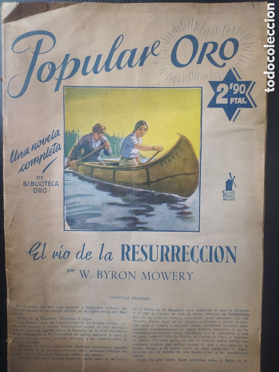 Libros de segunda mano: El r&iacute;o de la resurrecci&oacute;n( biblioteca oro) - Foto 1