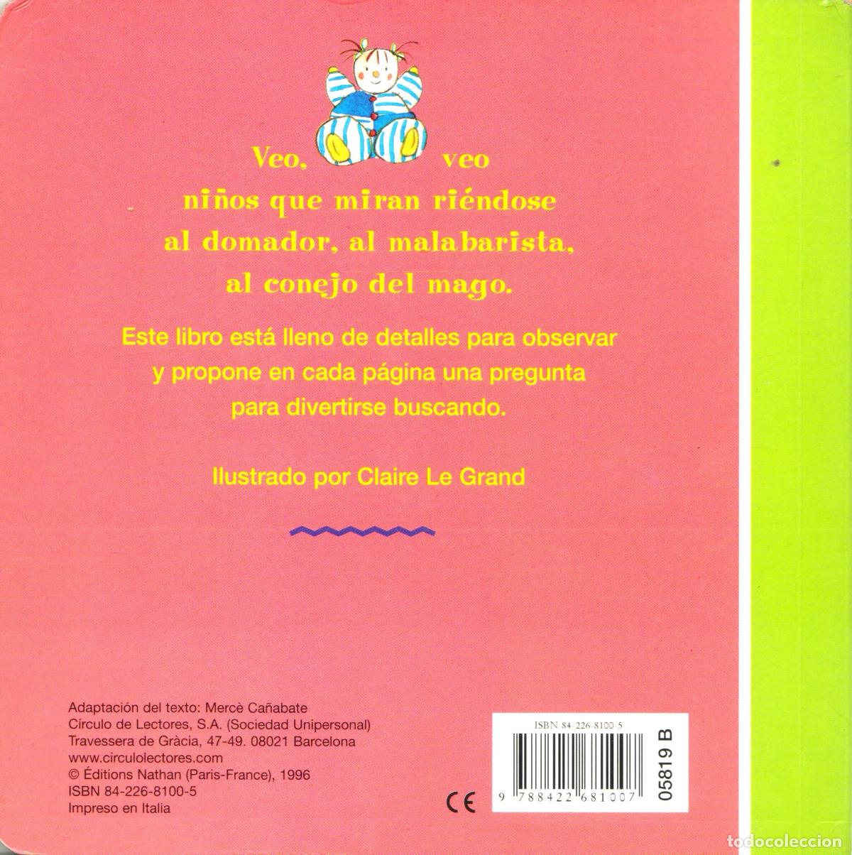 Libros de segunda mano: El circo - Canabate, Merce - Foto 3