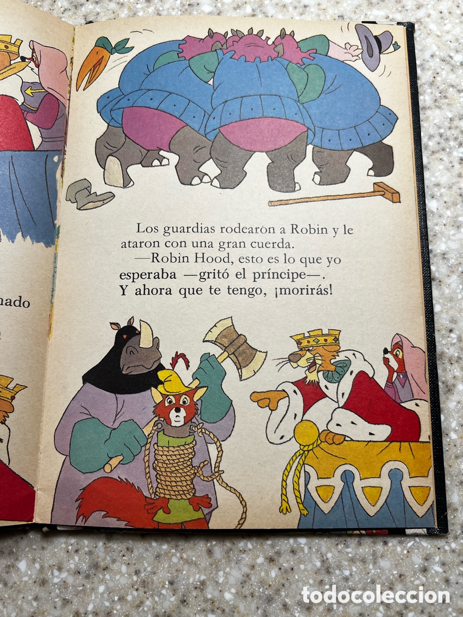 Libros de segunda mano: Cuento Walt Disney presenta Robin Hood y la flecha dorada - Foto 4