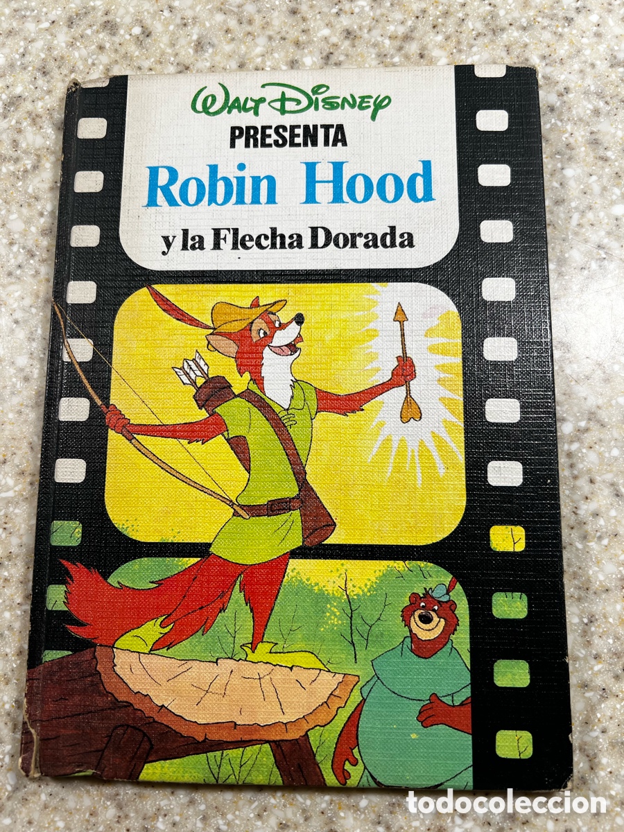 Libros de segunda mano: Cuento Walt Disney presenta Robin Hood y la flecha dorada - Foto 1