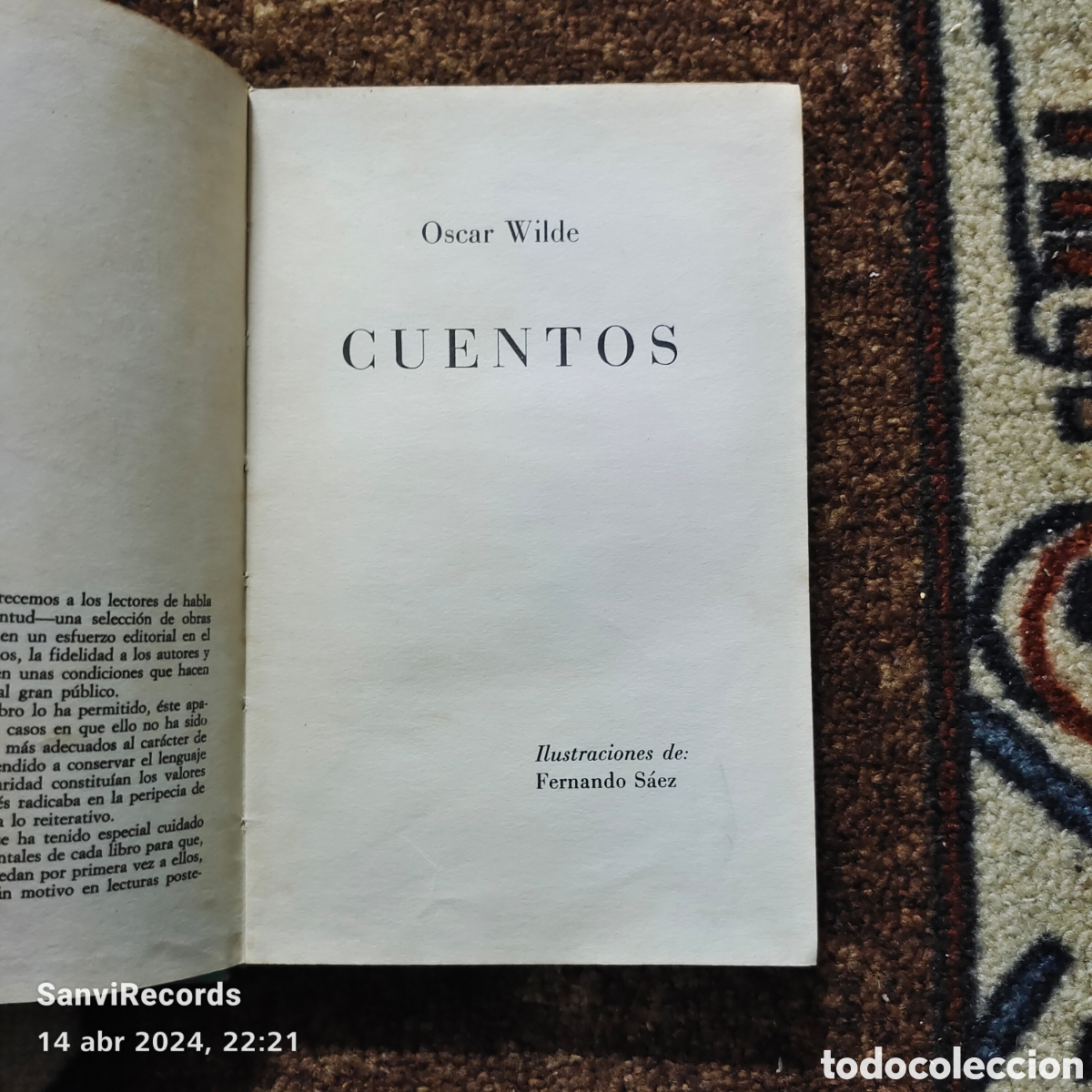 Libros de segunda mano: CUENTOS (O. WILDE) (SUSAETA) - Foto 2