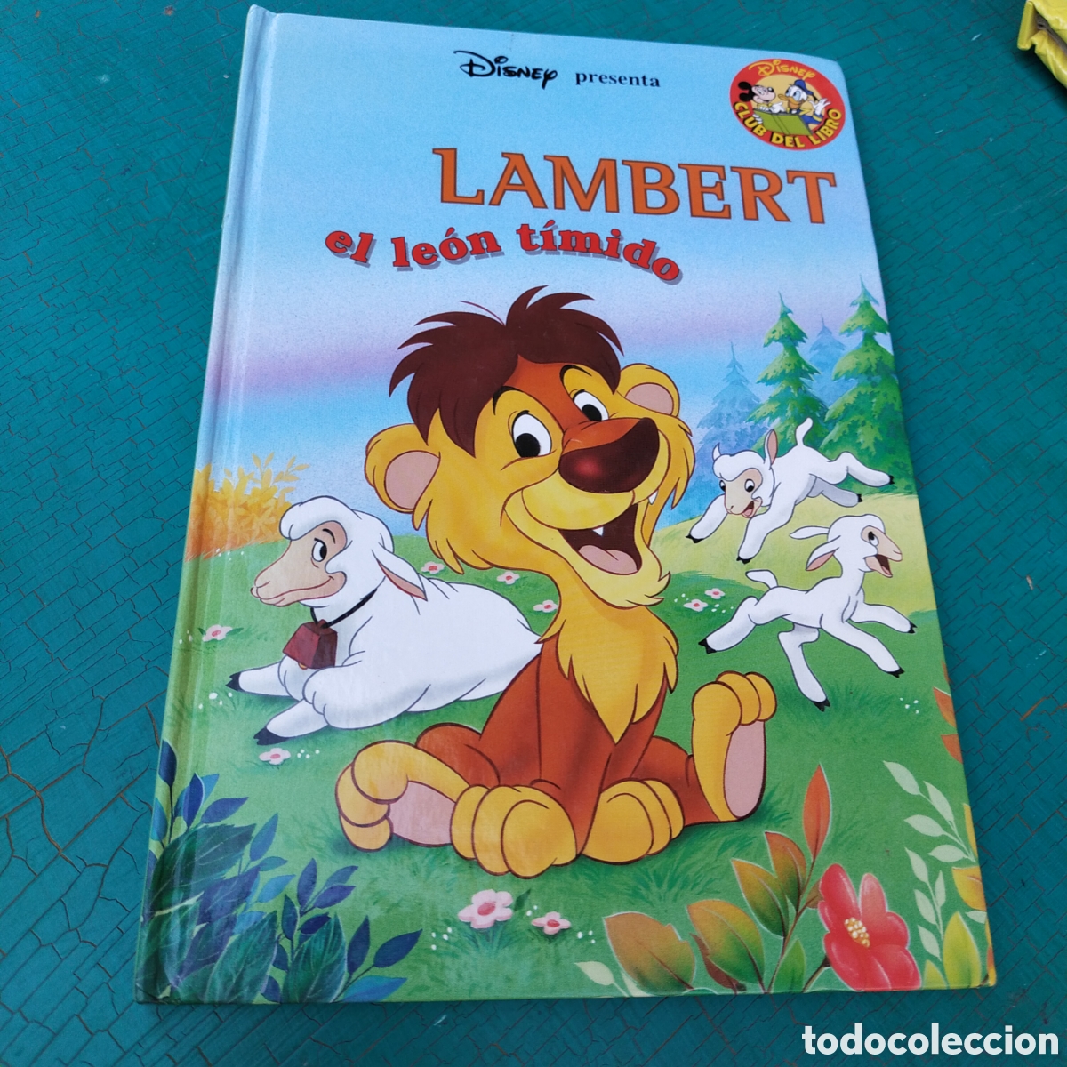 Libros de segunda mano: Lambert el le&oacute;n t&iacute;mido. Club del libro Disney - Foto 1