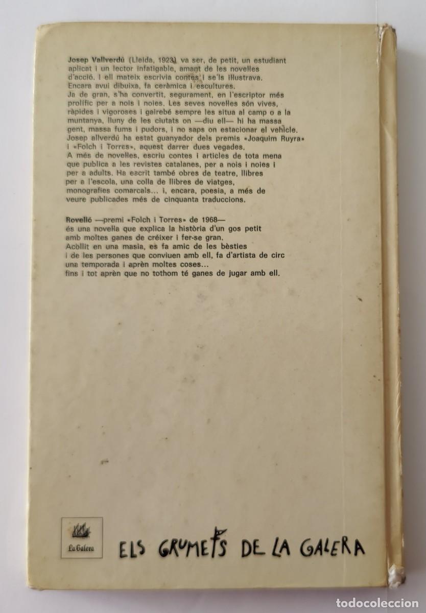 Libros de segunda mano: Libro. Rovello. Premio Folch i Torres. 5 Edicion. Catalan. - Foto 9
