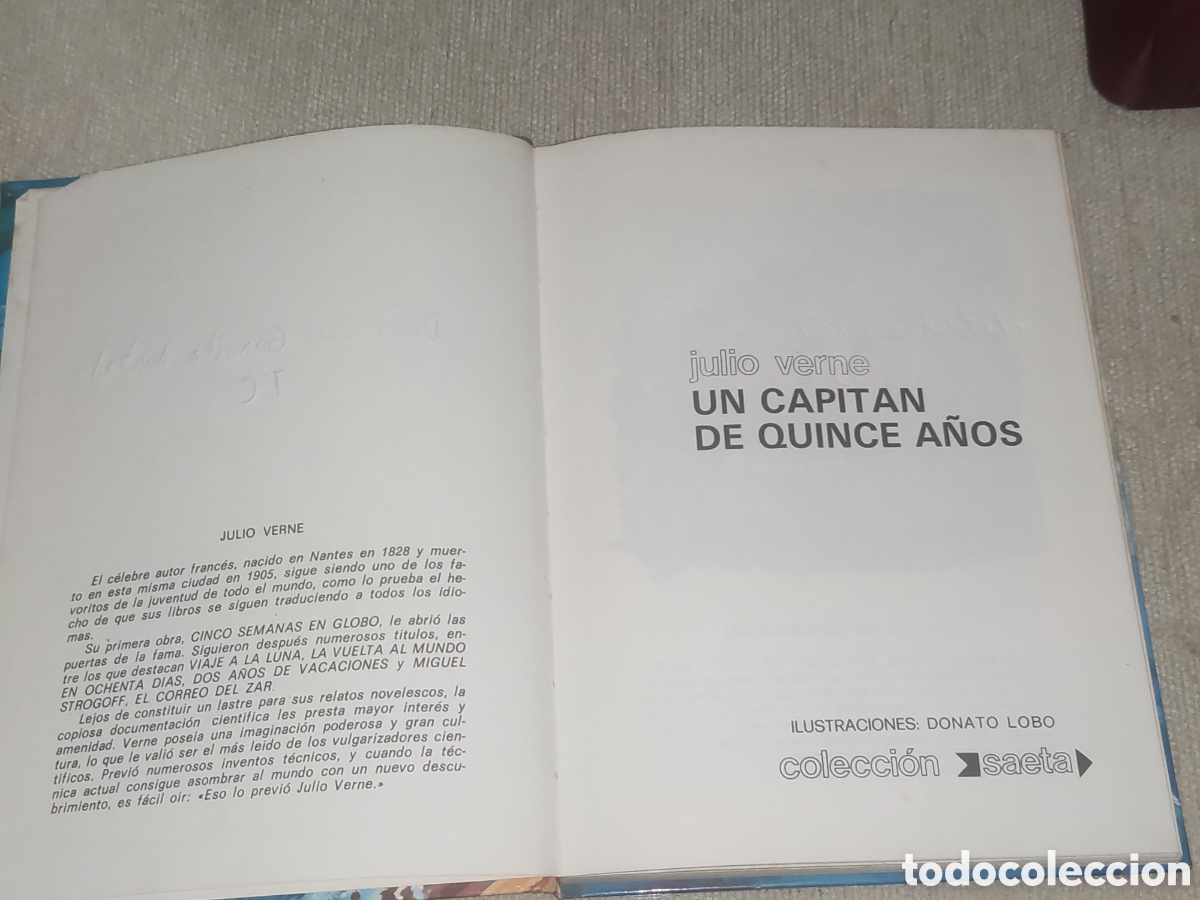 Libros de segunda mano: Un Capit&aacute;n de 15 a&ntilde;os. - Foto 3