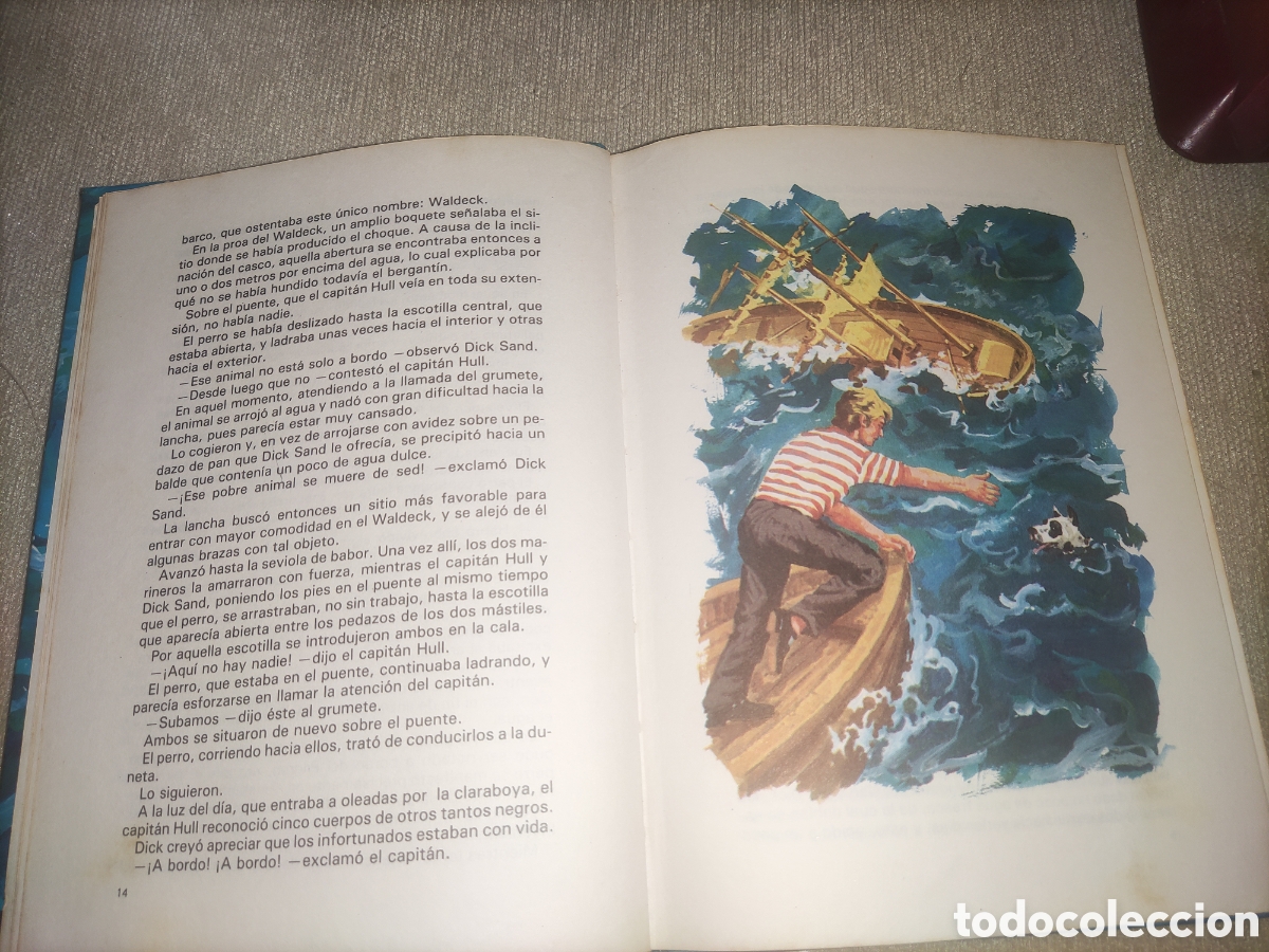 Libros de segunda mano: Un Capit&aacute;n de 15 a&ntilde;os. - Foto 4