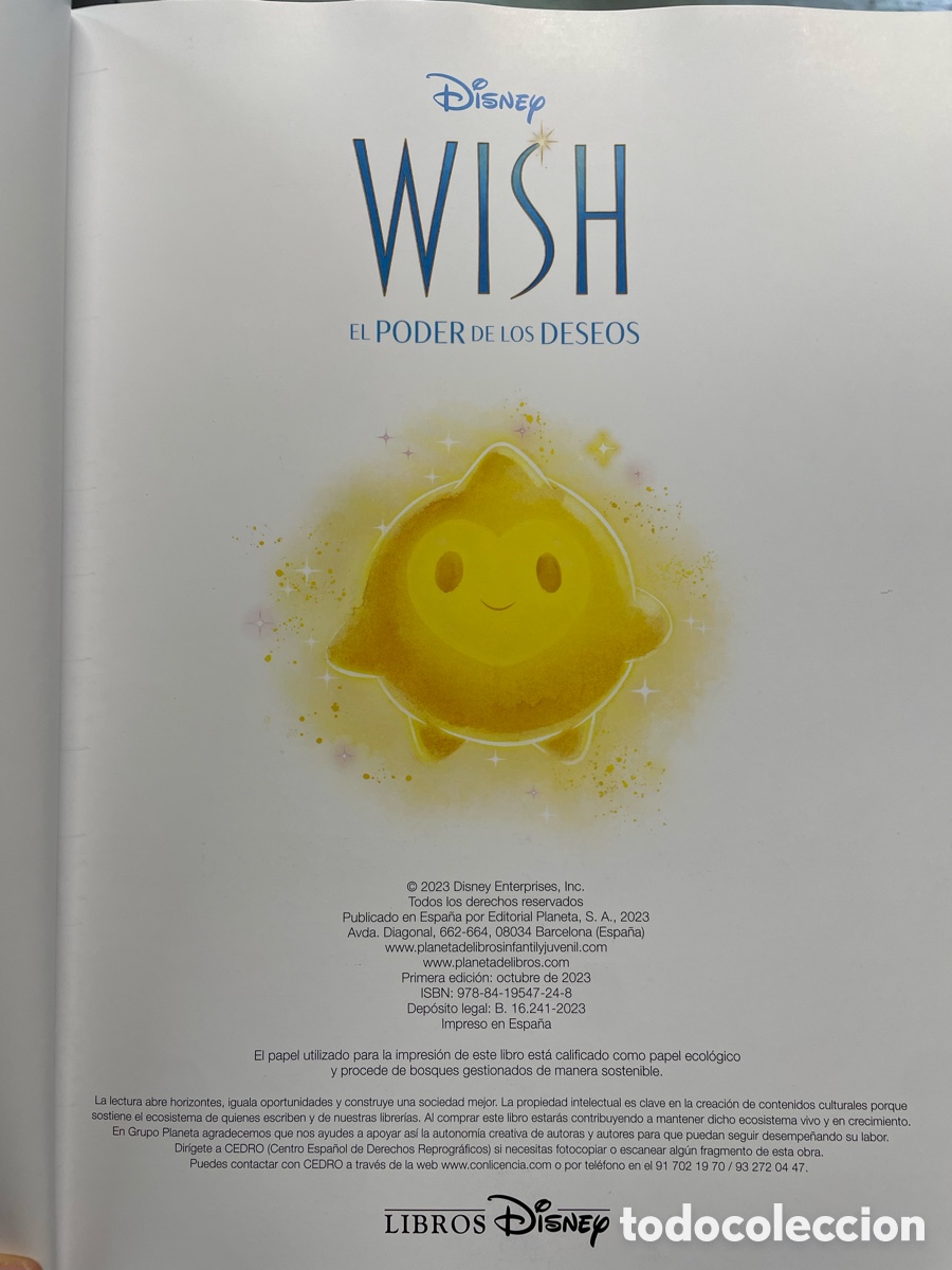 Libros de segunda mano: WISH EL PODER DE LOS DESEO Album de la pel&iacute;cula - Foto 3