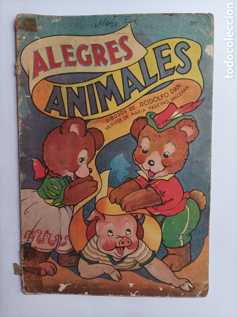 Libros de segunda mano: ALEGRES ANIMALES. SIGMAR. 1946. - Foto 1