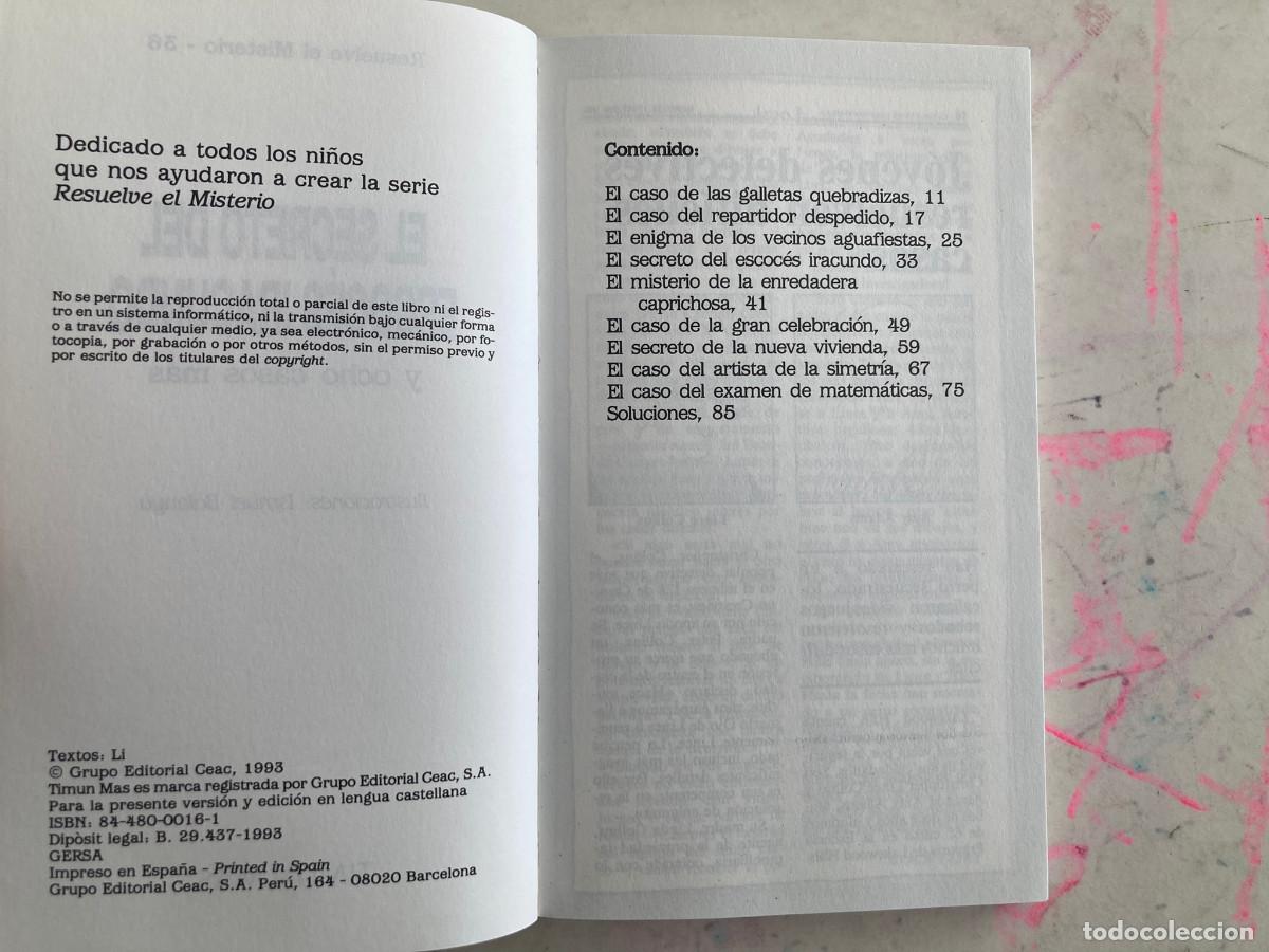 Libros de segunda mano: El secreto del escoc&eacute;s iracundo, Timun Mas - Foto 6