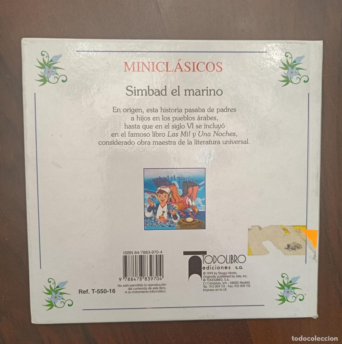 Libros de segunda mano: Simbad el marino Miniclasicos - Foto 2