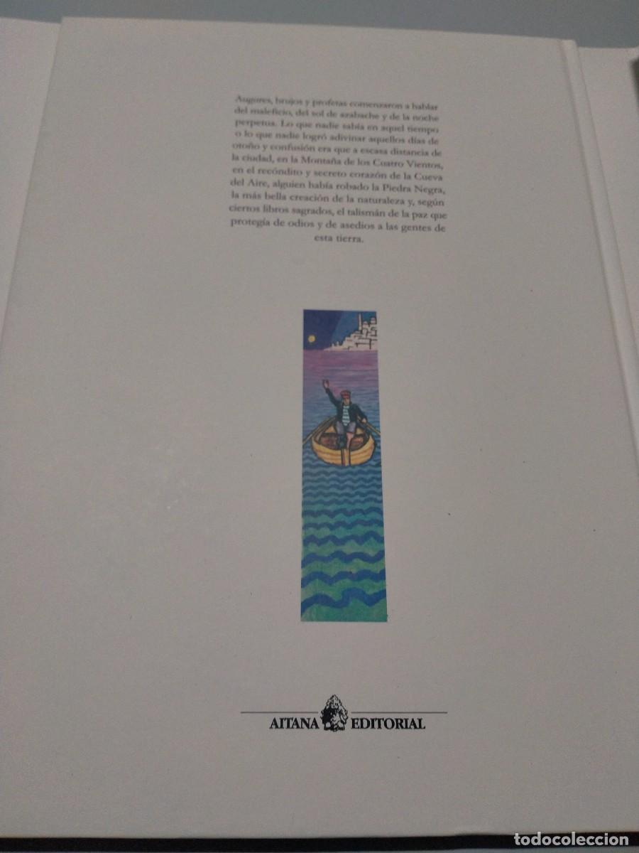 Libros de segunda mano: Cuento Andr&eacute;s y la piedra negra Aitana editorial - Foto 4