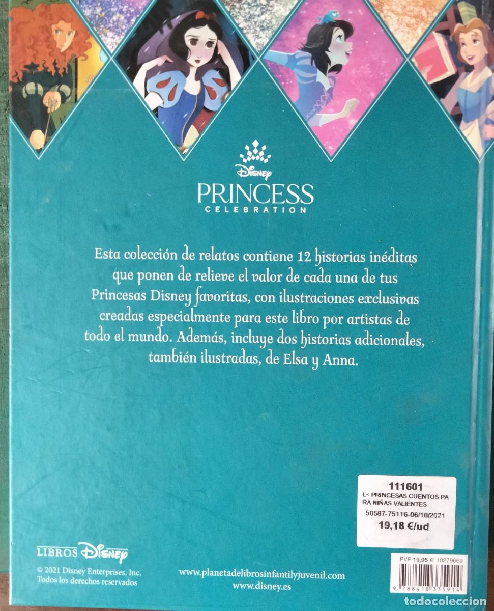 Libros de segunda mano: Cuentos para ni&ntilde;as valientes.Disney.2021. - Foto 2