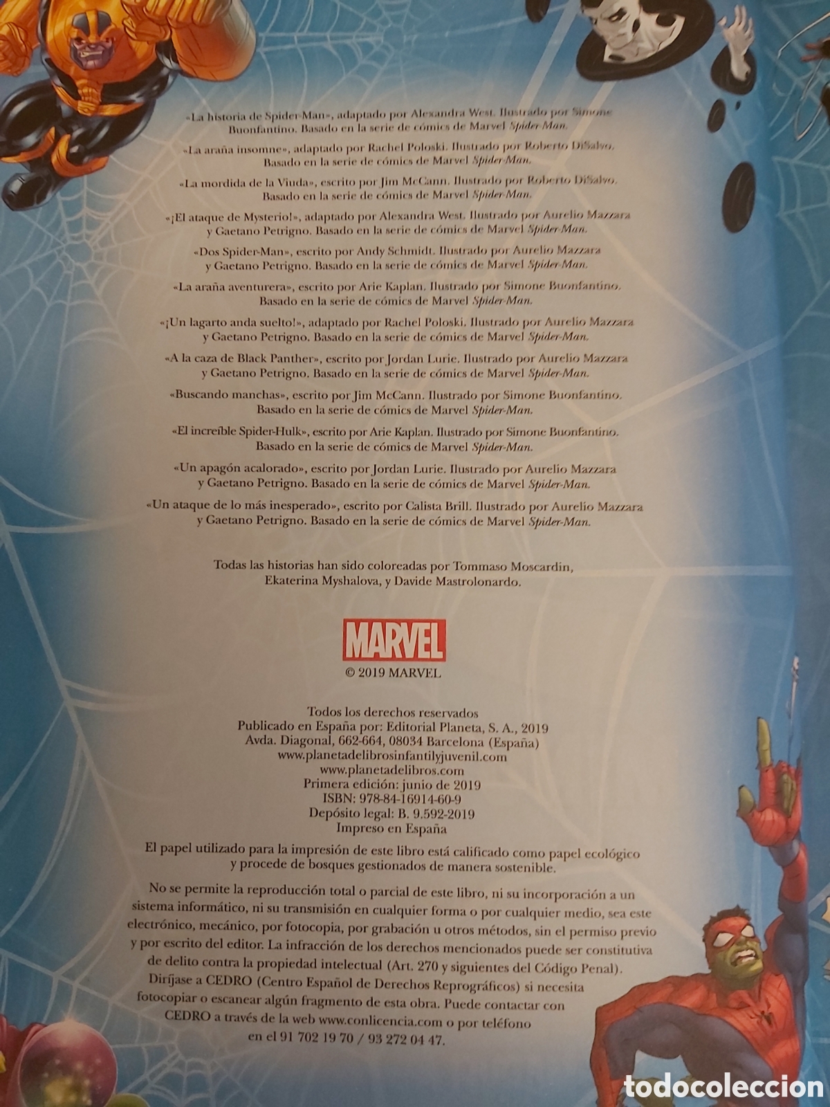 Libros de segunda mano: CUENTOS DE 5 MINUTOS SPIDERMAN MARVEL 2019 - Foto 3