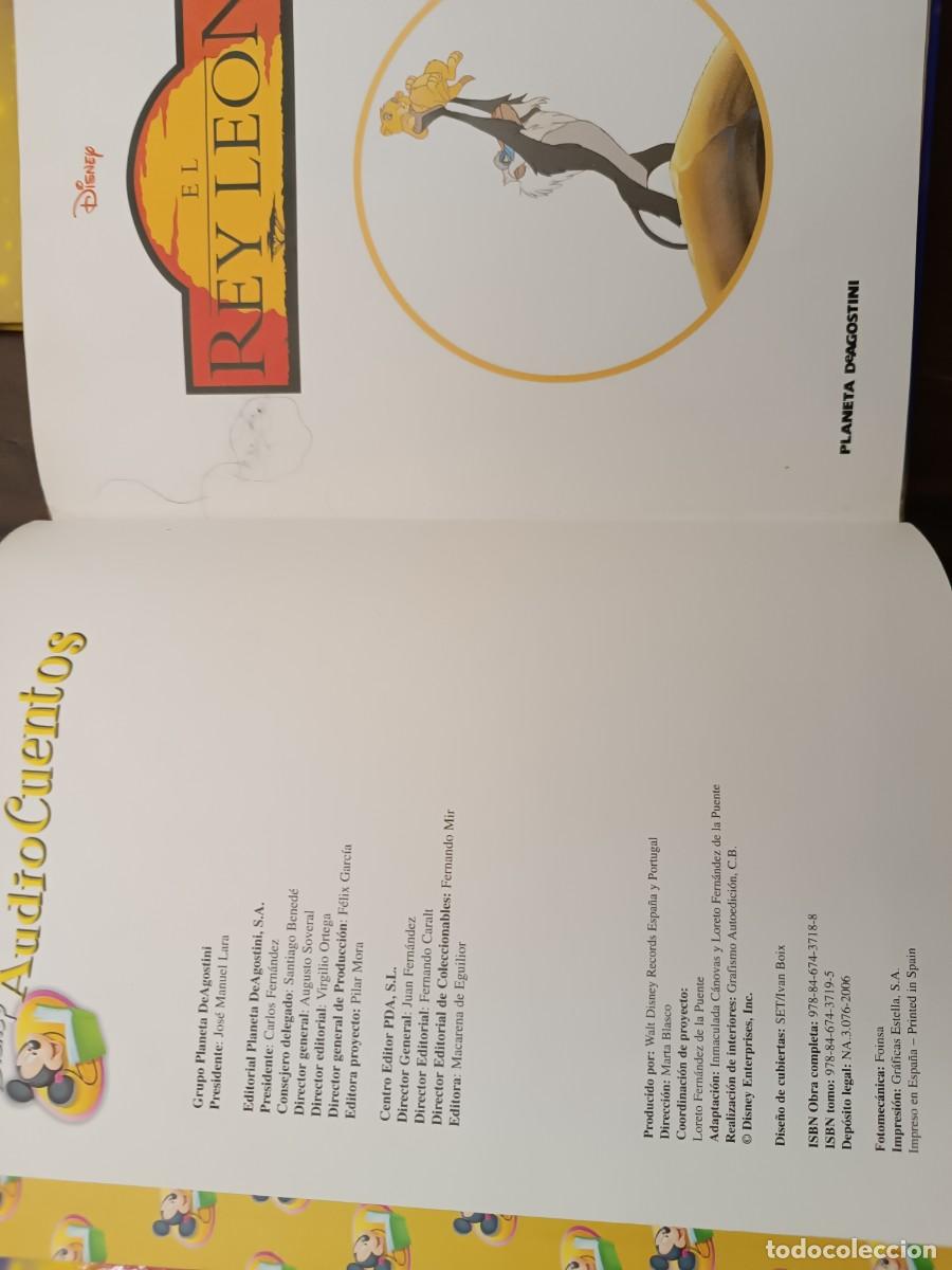 Libros de segunda mano: Lote 4 libros audiocuentos disney - Foto 3