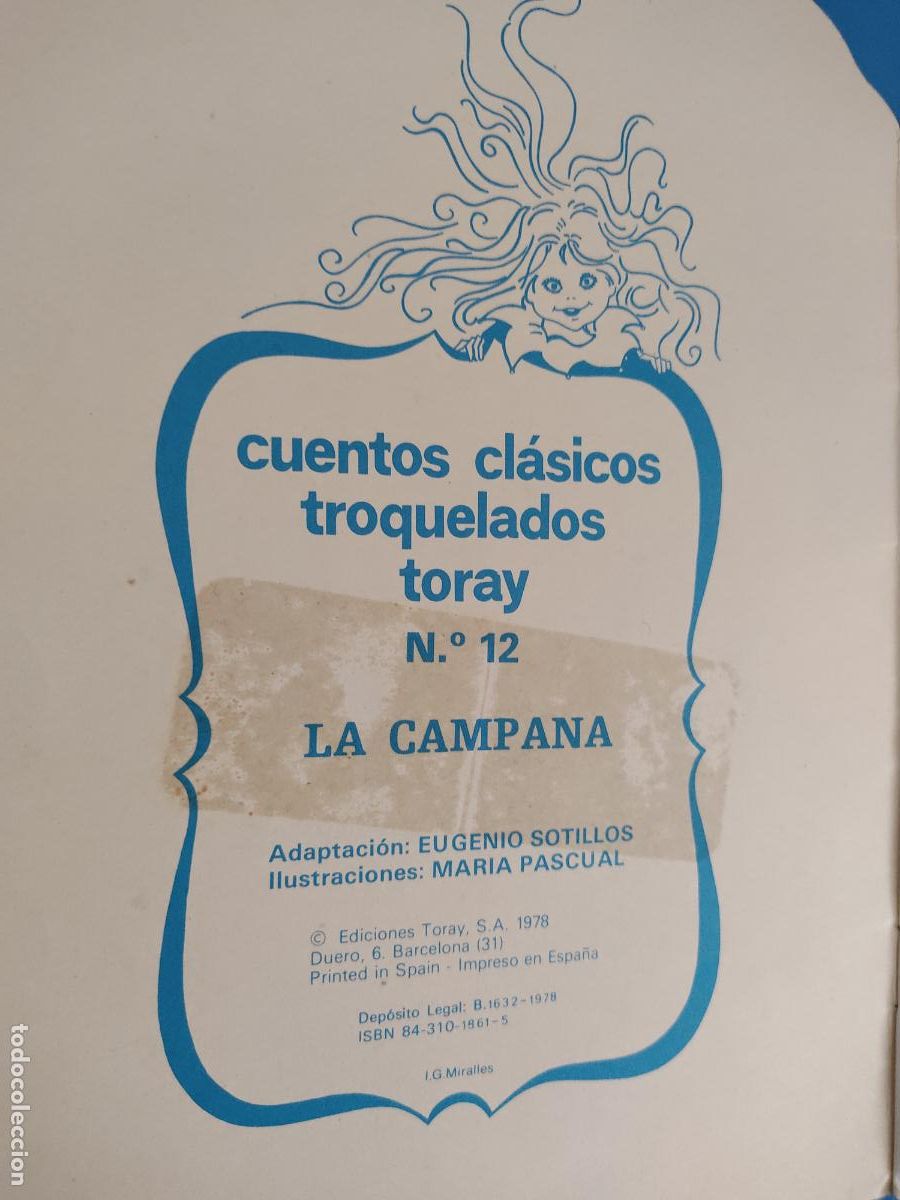 Libros de segunda mano: CUENTO DE LA CAMPANA N&ordm; 12 A&Ntilde;O 1978 DE EDICIONES TORAY - Foto 3