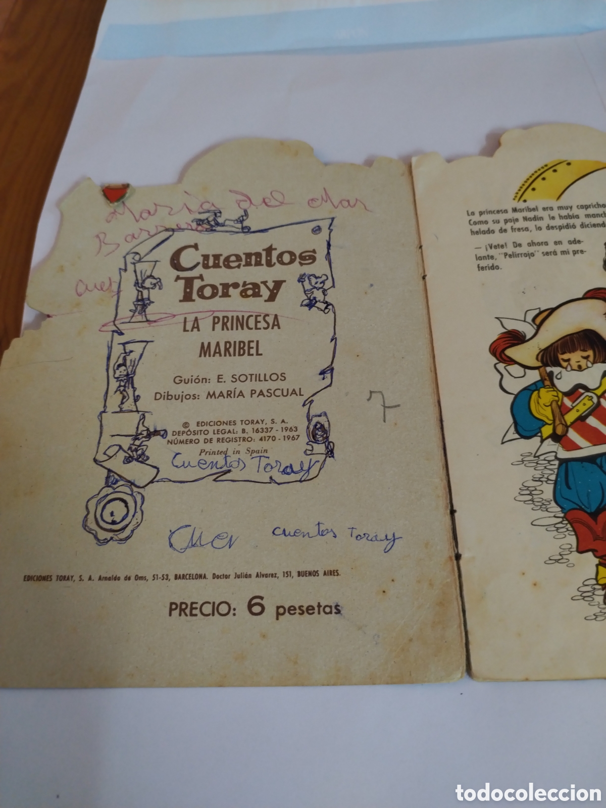 Libros de segunda mano: Cuentos Toray-La Princesa Maribel - Foto 2