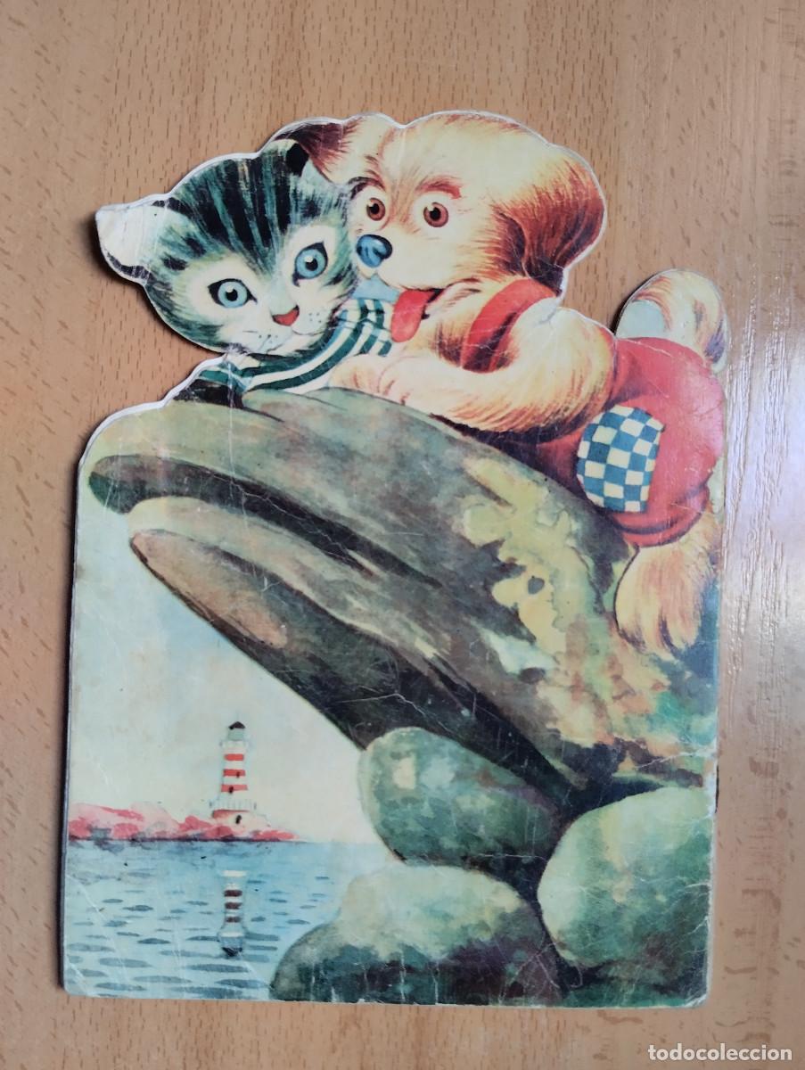 Libros de segunda mano: Cuento troquelado. OREJITAS Y BIGOTES. Toray 1958 - Foto 2