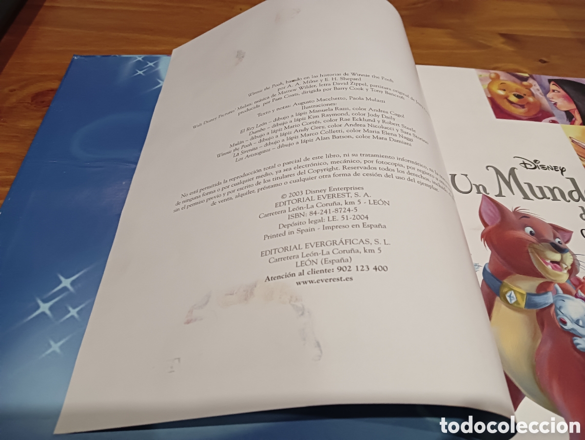 Libros de segunda mano: Disney . Un mundo de amistad - Foto 2