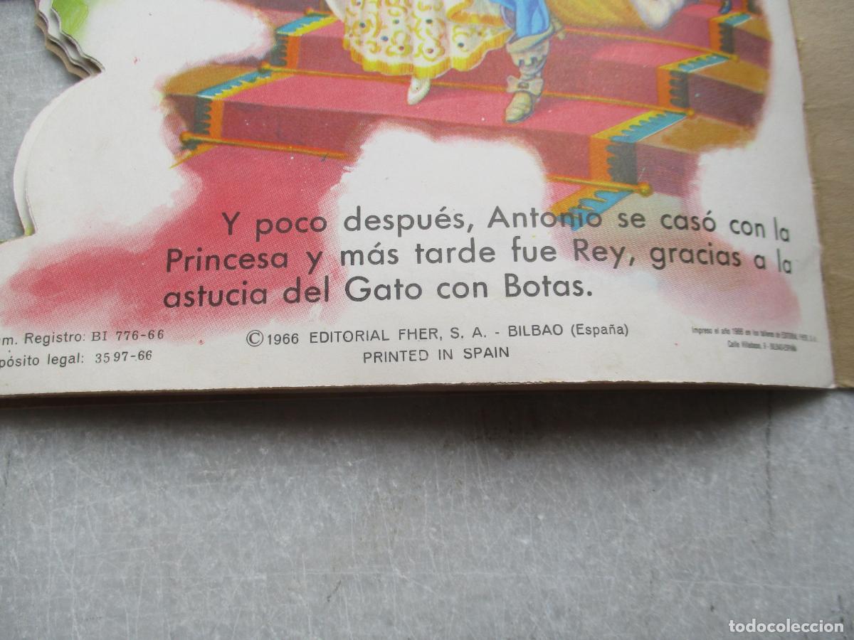 Libros de segunda mano: CUENTOS FHER, EL GATO CON BOTAS-1966 - Foto 4