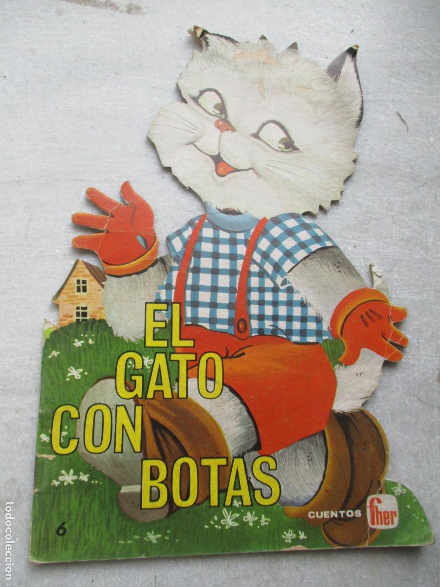 Libros de segunda mano: CUENTOS FHER, EL GATO CON BOTAS-1966 - Foto 1
