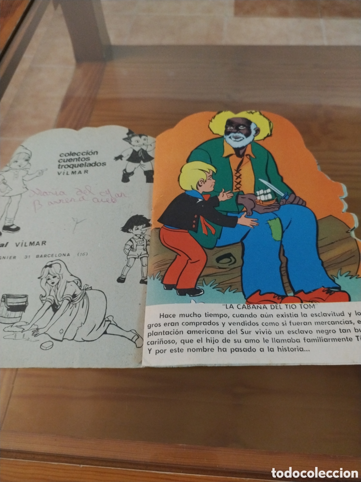 Libros de segunda mano: CUENTO TROQUELADO EL TIO TOM - EDITORIAL VILMAR - 1973 - 6 pts - Foto 3