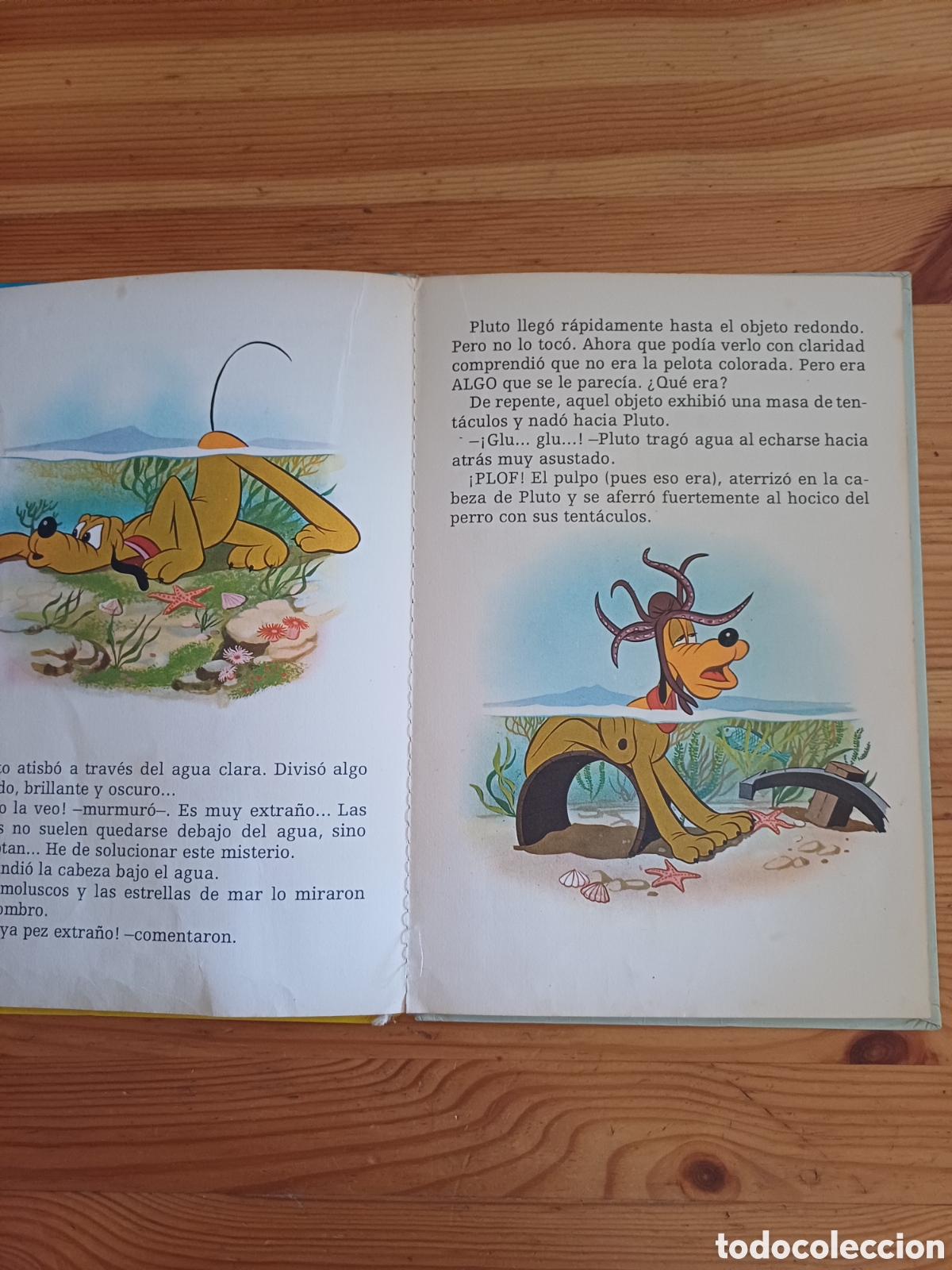 Libros de segunda mano: Pluto en la playa Walt Disney Editorial Molino 1971 - deteriorado - Foto 3
