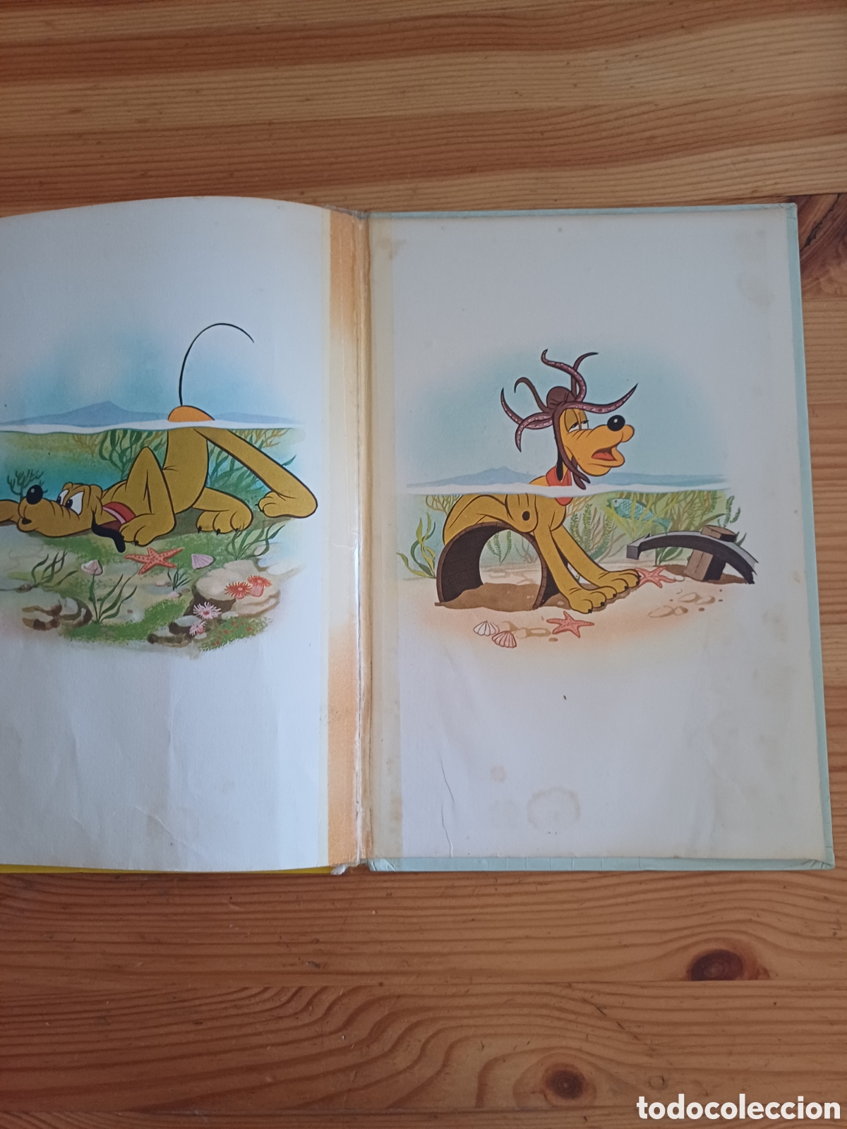 Libros de segunda mano: Pluto en la playa Walt Disney Editorial Molino 1971 - deteriorado - Foto 4
