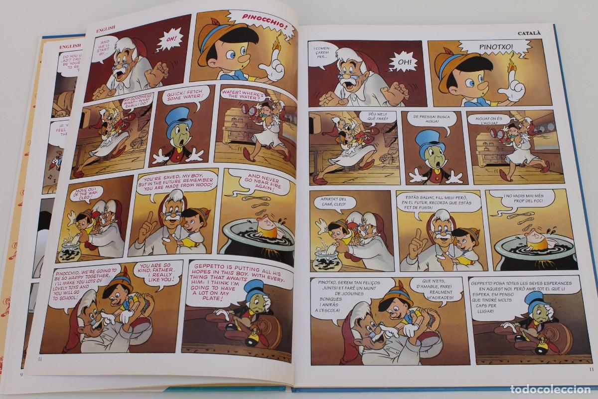 Libros de segunda mano: PINOTX, PINOCCHIO DE DISNEY- EDICION EN CATALAN E INGLES - Foto 2
