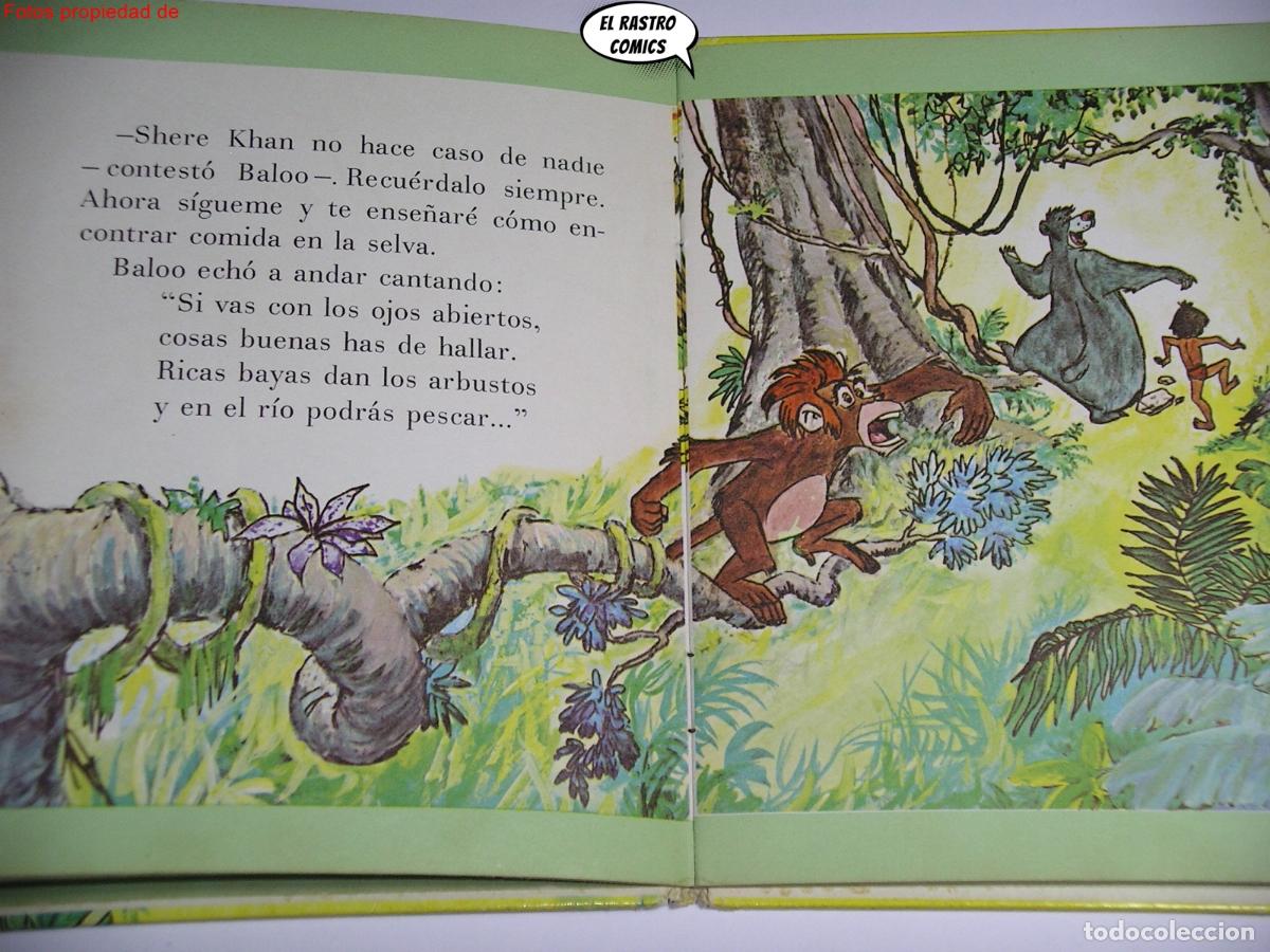Libros de segunda mano: El libro de la selva, ed. Molino 1968, Walt Disney - Foto 5
