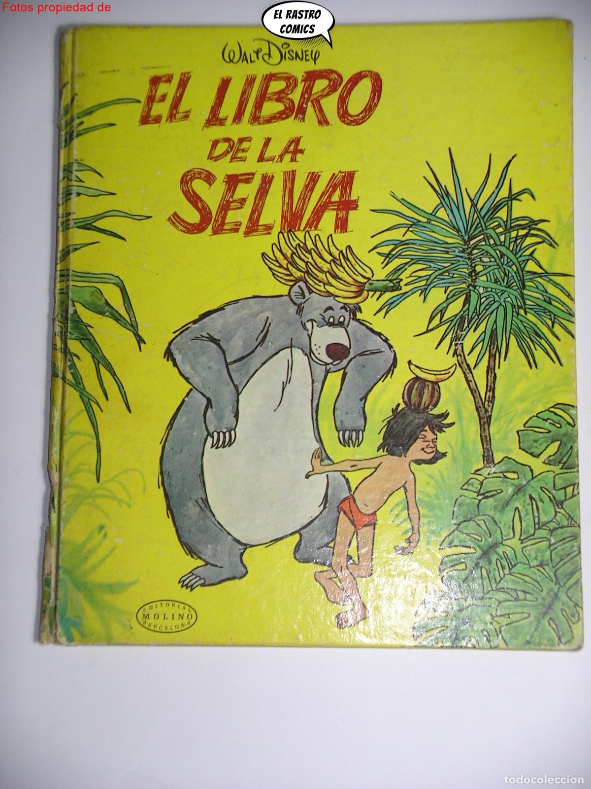 Libros de segunda mano: El libro de la selva, ed. Molino 1968, Walt Disney - Foto 1
