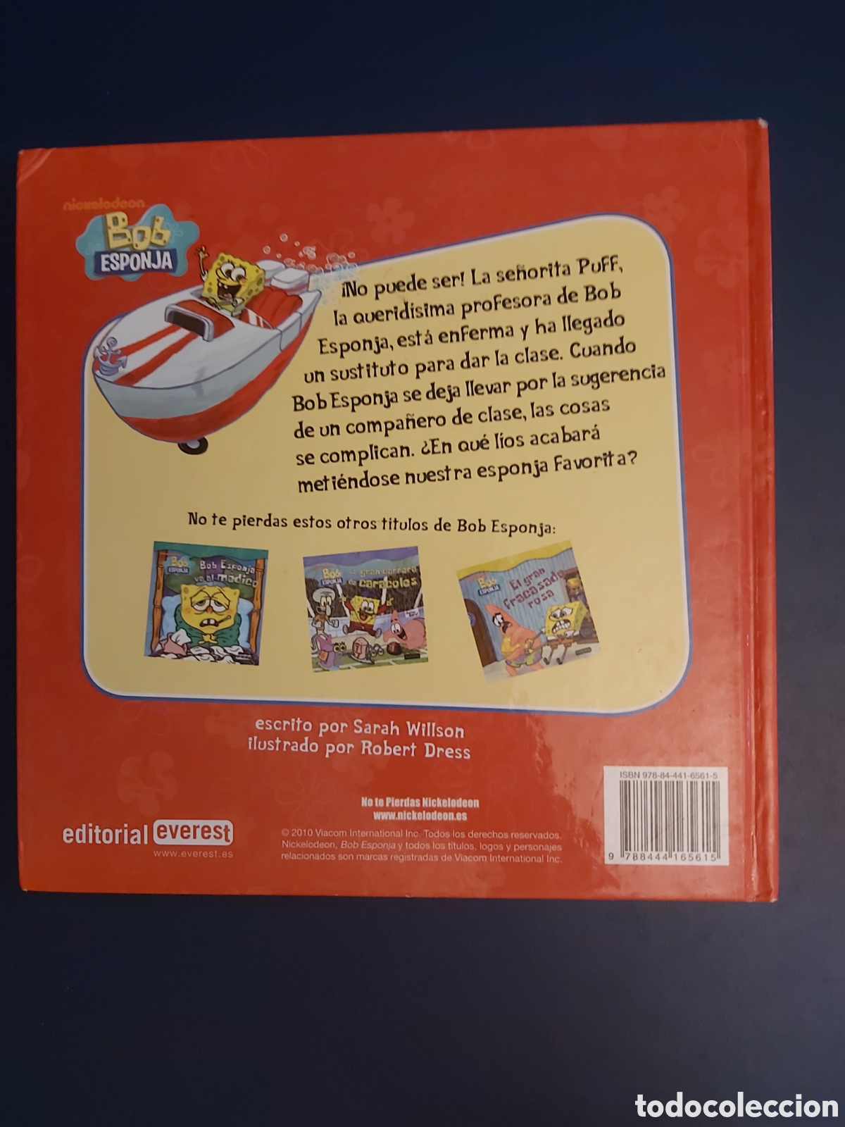Libros de segunda mano: CONFUSI&Oacute;N EN EL AULA # BOB ESPONJA # EVEREST # NICKELODEON 2010 - Foto 2