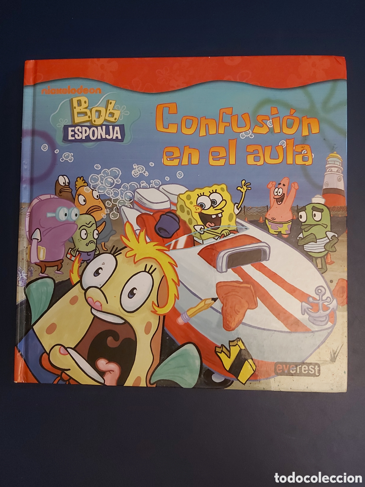 Libros de segunda mano: CONFUSI&Oacute;N EN EL AULA # BOB ESPONJA # EVEREST # NICKELODEON 2010 - Foto 1