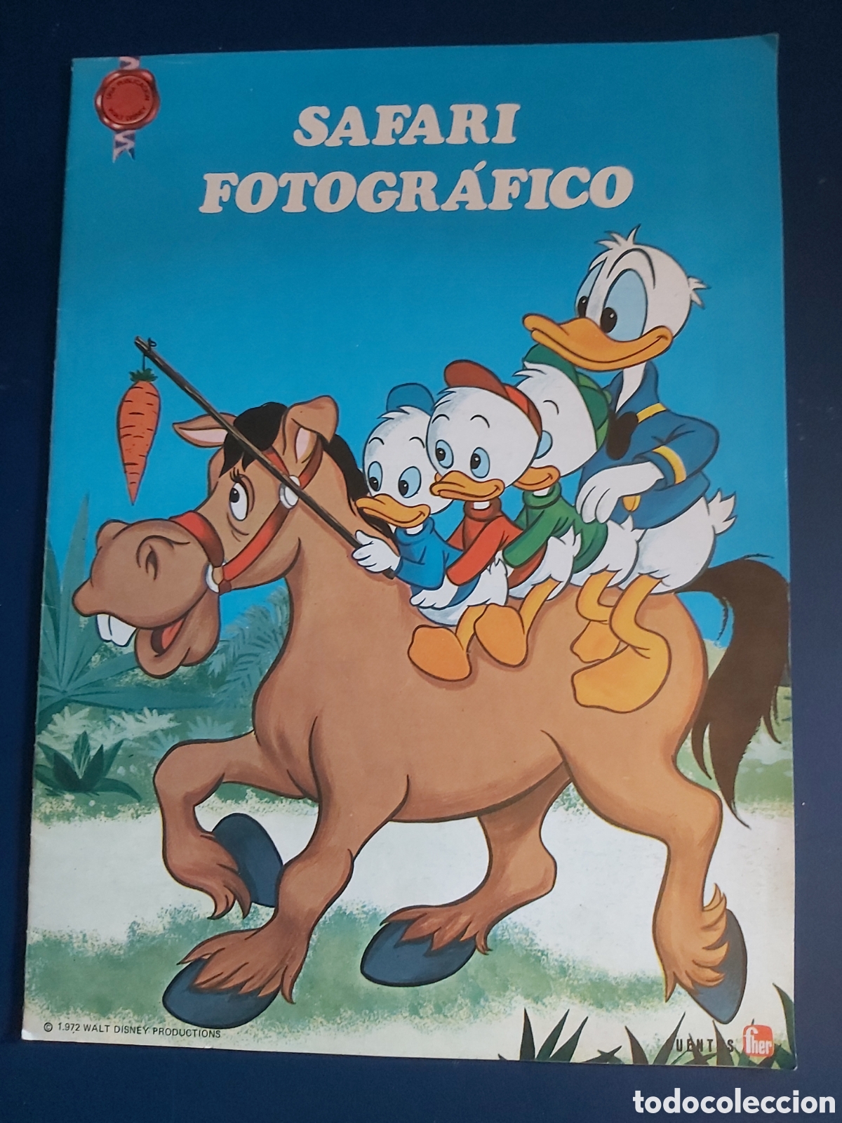 Libros de segunda mano: SAFARI FOTOGR&Aacute;FICO # WALT DISNEY DONALD # COLECCI&Oacute;N FANTASIA DE COLORES