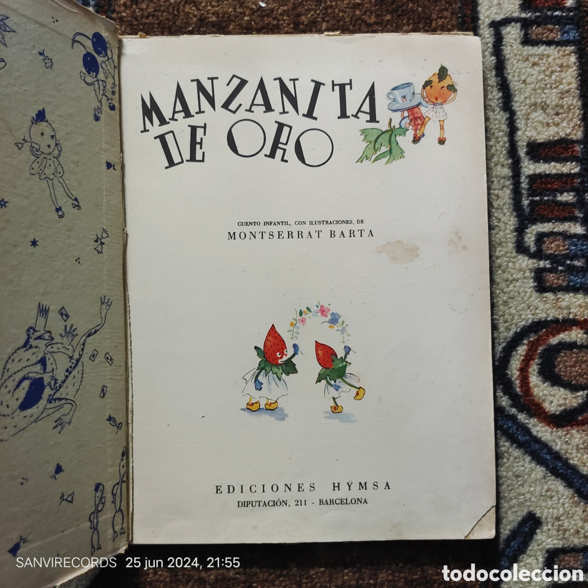 Libros de segunda mano: MANZANITA DE ORO (HYMSA) - Foto 2
