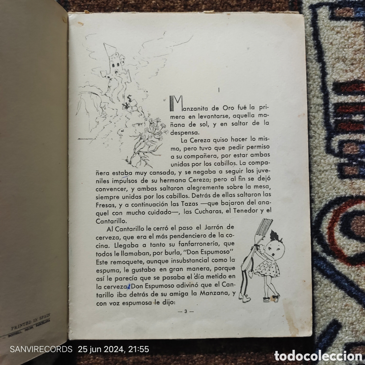 Libros de segunda mano: MANZANITA DE ORO (HYMSA) - Foto 4