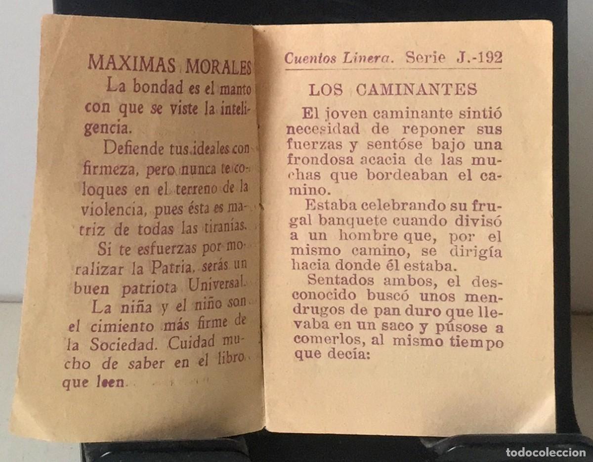 Libros de segunda mano: Mini cuento Linera - Los Caminantes - Foto 3