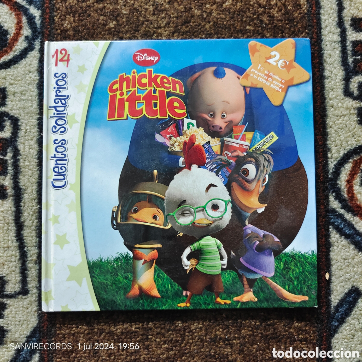 Libros de segunda mano: CUENTOS SOLIDARIOS 14: DISNEY, CHICKEN LITTLE