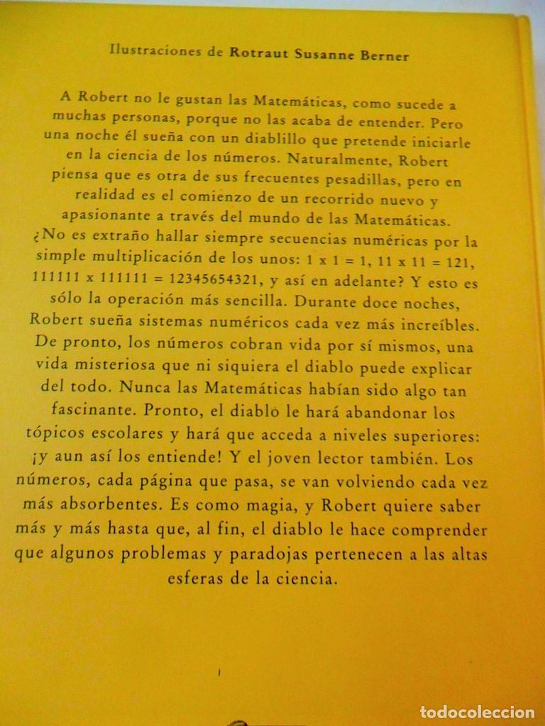 Libros de segunda mano: LIBRO E21 * EL DIABLO DE LOS N&Uacute;MEROS, HANS MAGNUS, SIRUELA - Foto 2